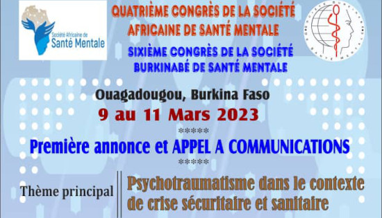 Affiche du congrès de la société africaine 2023