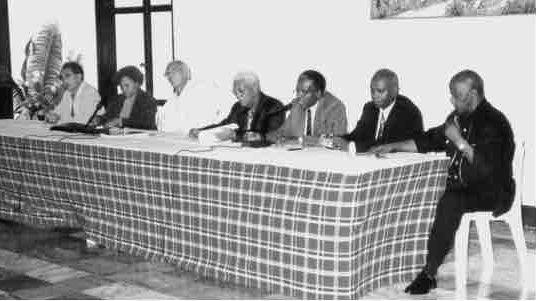 Table ronde première rencontre francopsies en guadeloupe